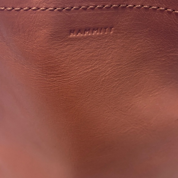 Hammitt pink Leather Crossbody with Gold Stud Accents - Picture 2 of 10